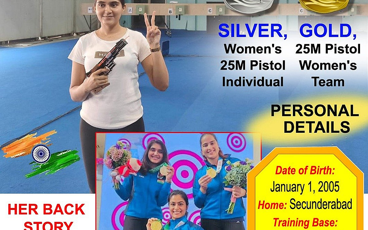 Asian Games: Esha Singh wins gold and silver in 25m Pistol, sets sights on Paris Olympics