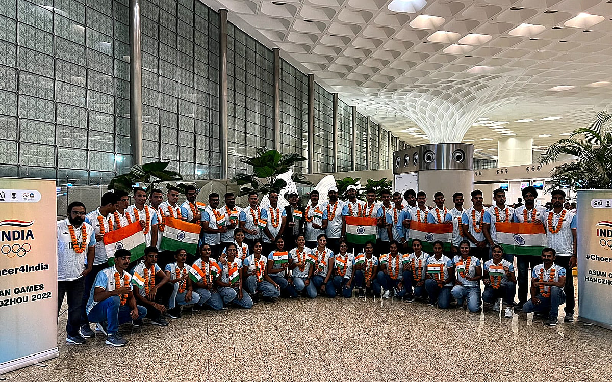 Asian Games: First Batch Of Indian Athletes Leaves For Hangzhou