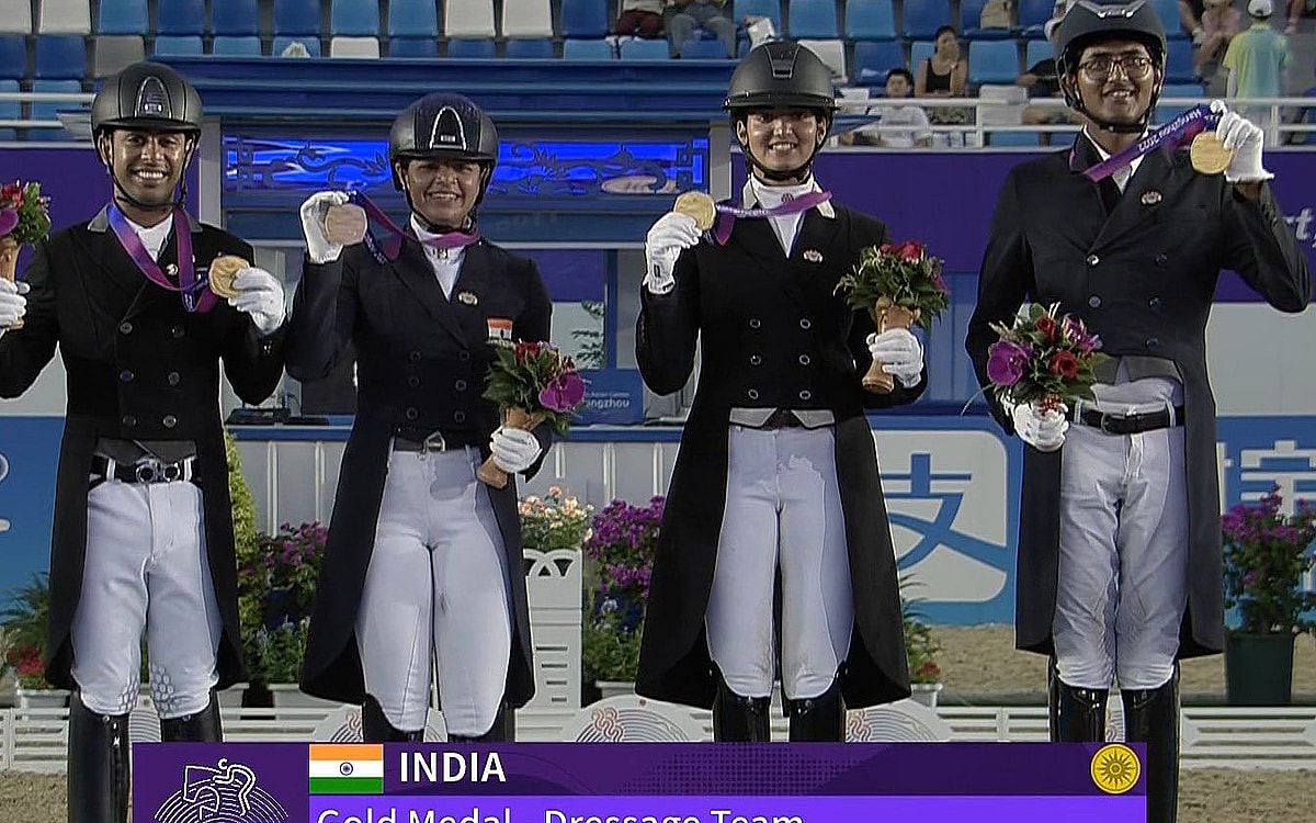 Asian Games: India Make History, Claim First Gold Medal In Team Dressage (Ld)