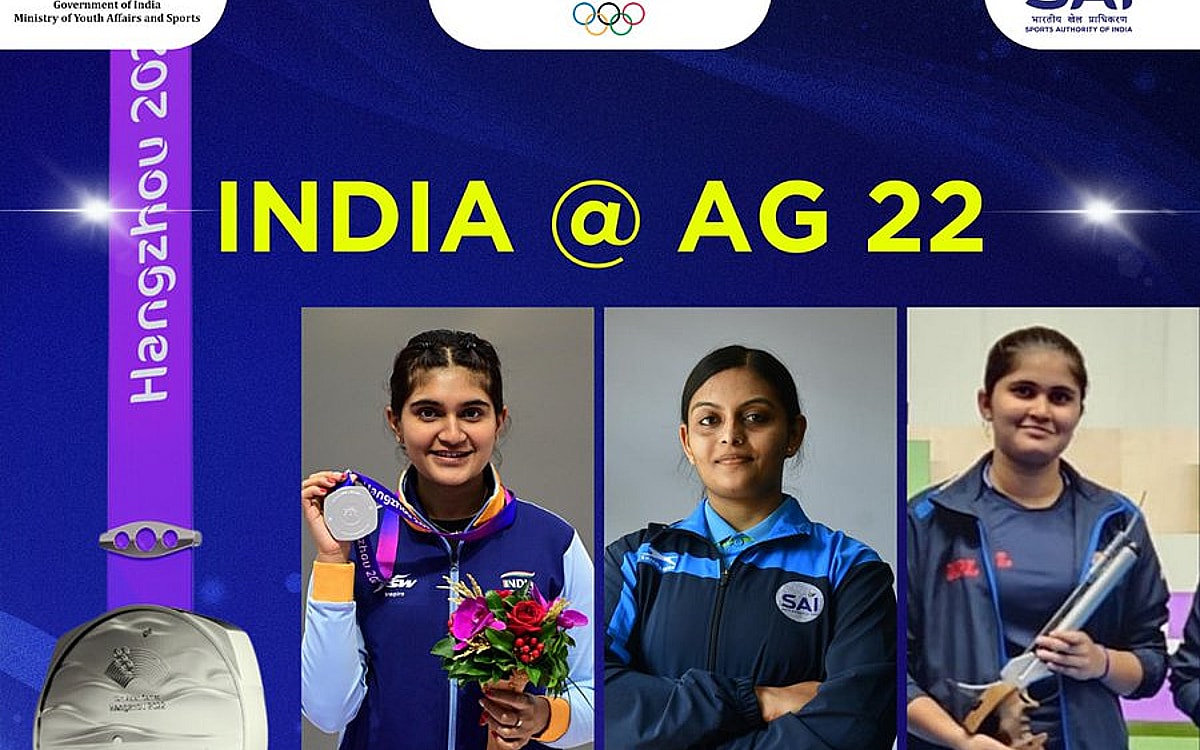 Asian Games: India Win Silver In Women’s 10m Air Pistol Team Event