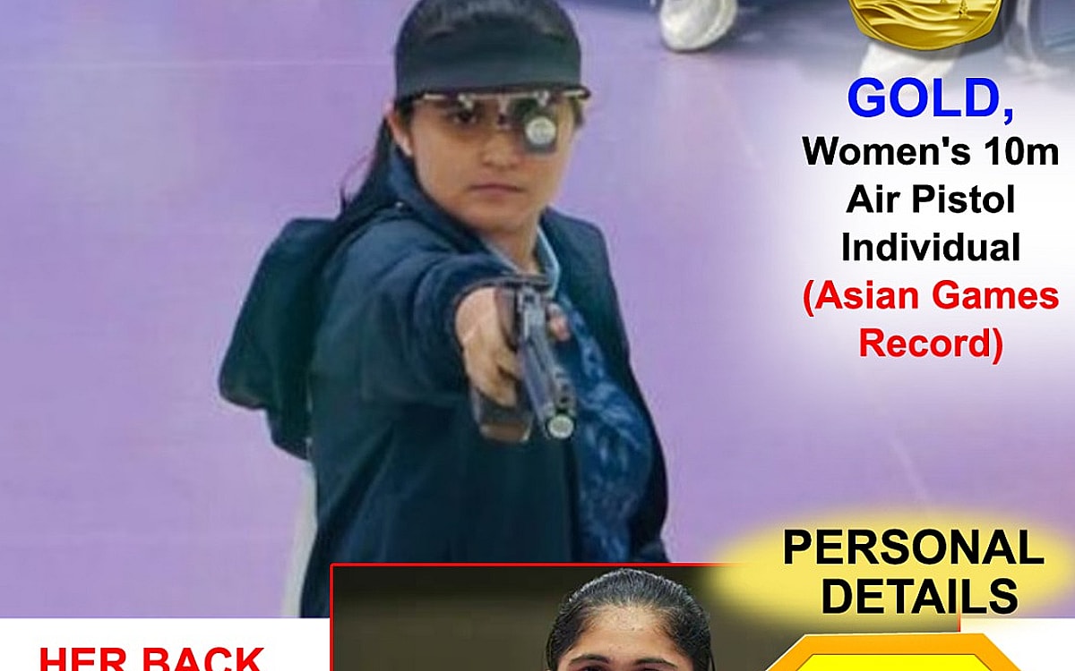 Asian Games: Palak, Esha Triumph Over Pakistan’s Kishmala In Women’s 10m Pistol Shooting