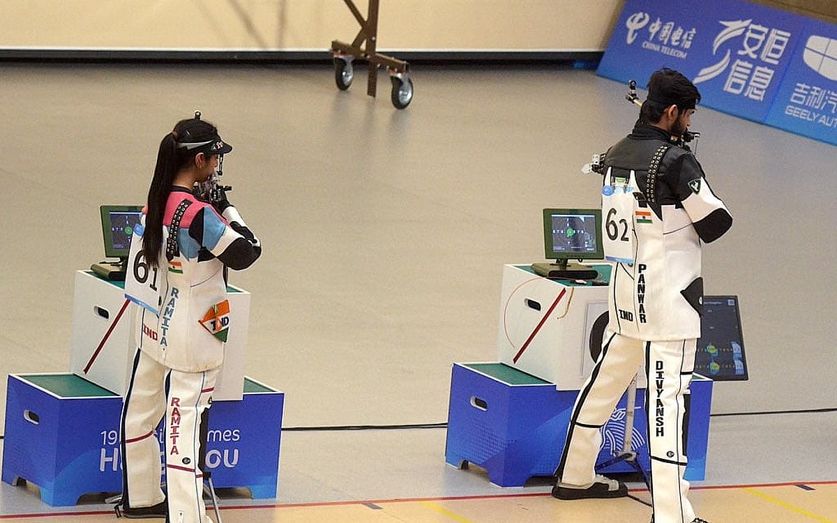 Asian Games: Ramita, Divyansh suffer heartbreak, lose bronze in 10m Air Rifle Mixed Team shooting (L