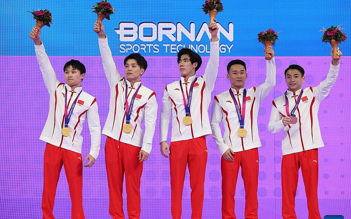 China wins men's gymnastics team title at Hangzhou Asiad