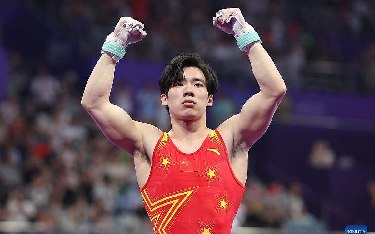 China's Zhang Boheng wins men's all-around gymnastics title at Asiad