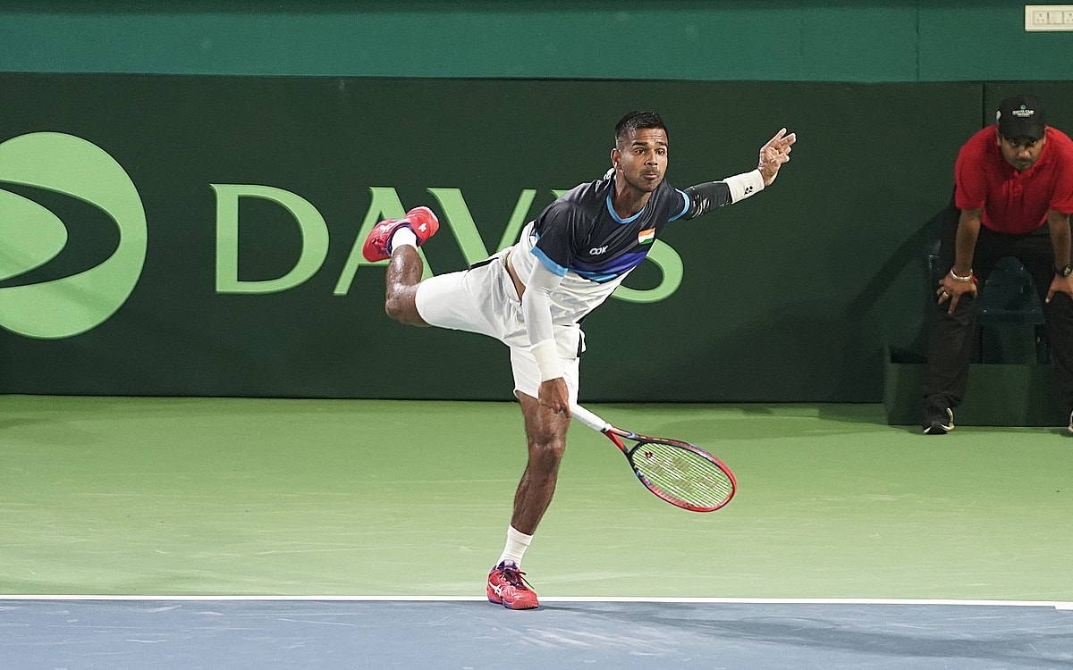 Davis Cup: Nagal Leads India’s Fightback Against Morocco After Sasikumar Concedes Due To Cramps (Ld)