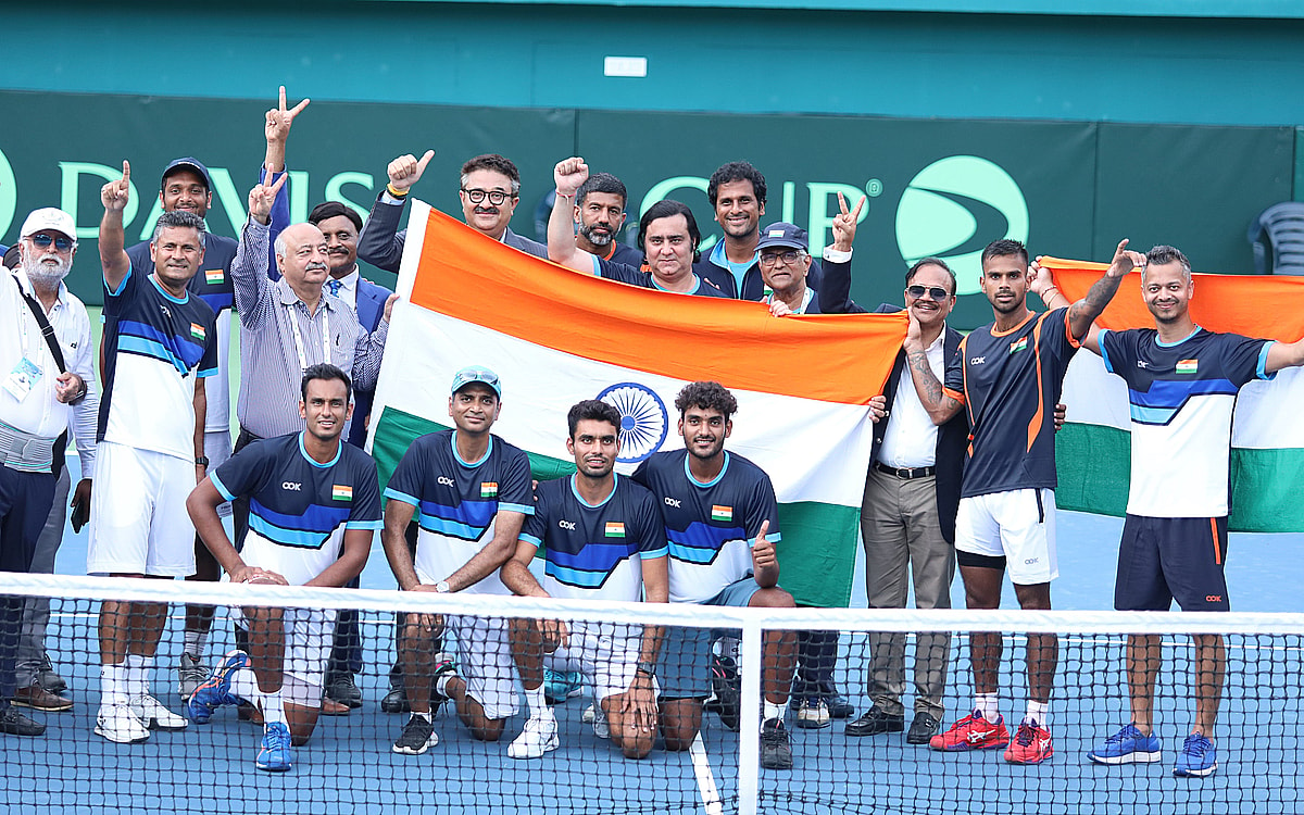 Davis Cup: Rohan Bopanna bids adieu in style as India thrash Morocco 4-1 in World Group II First Rou