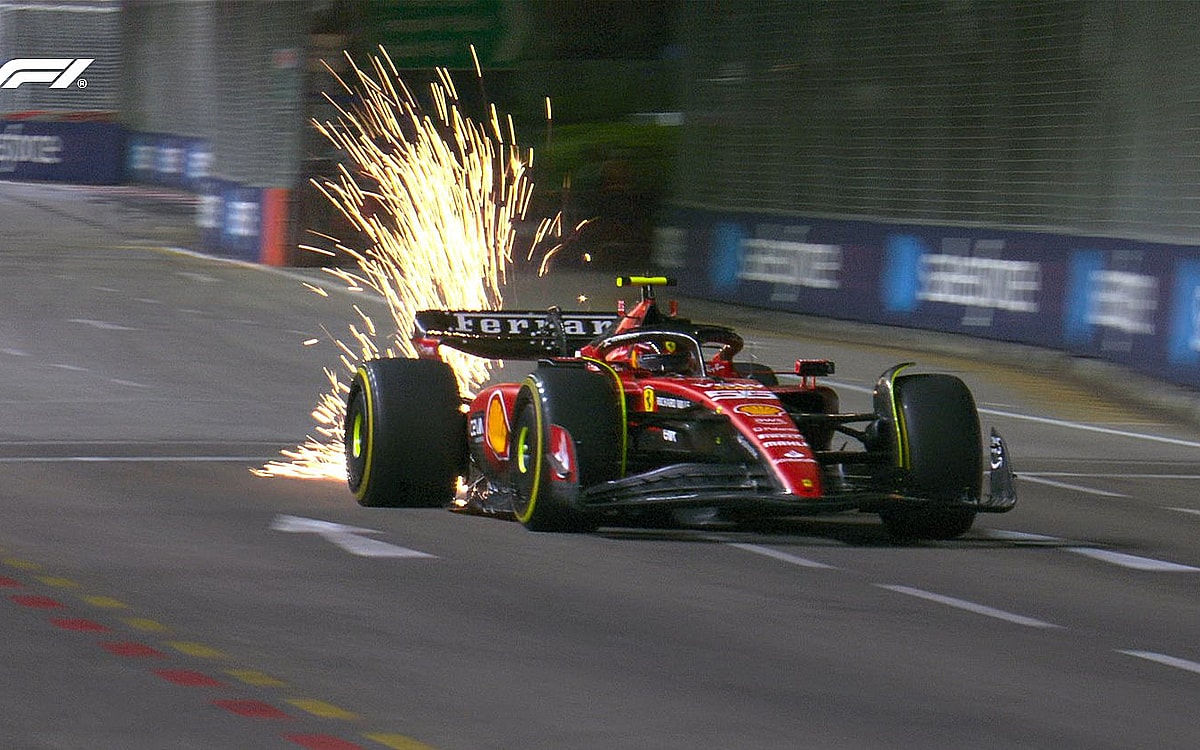 Formula 1: Carlos Sainz Leads Another Ferrari 1-2 In Singapore GP Practice