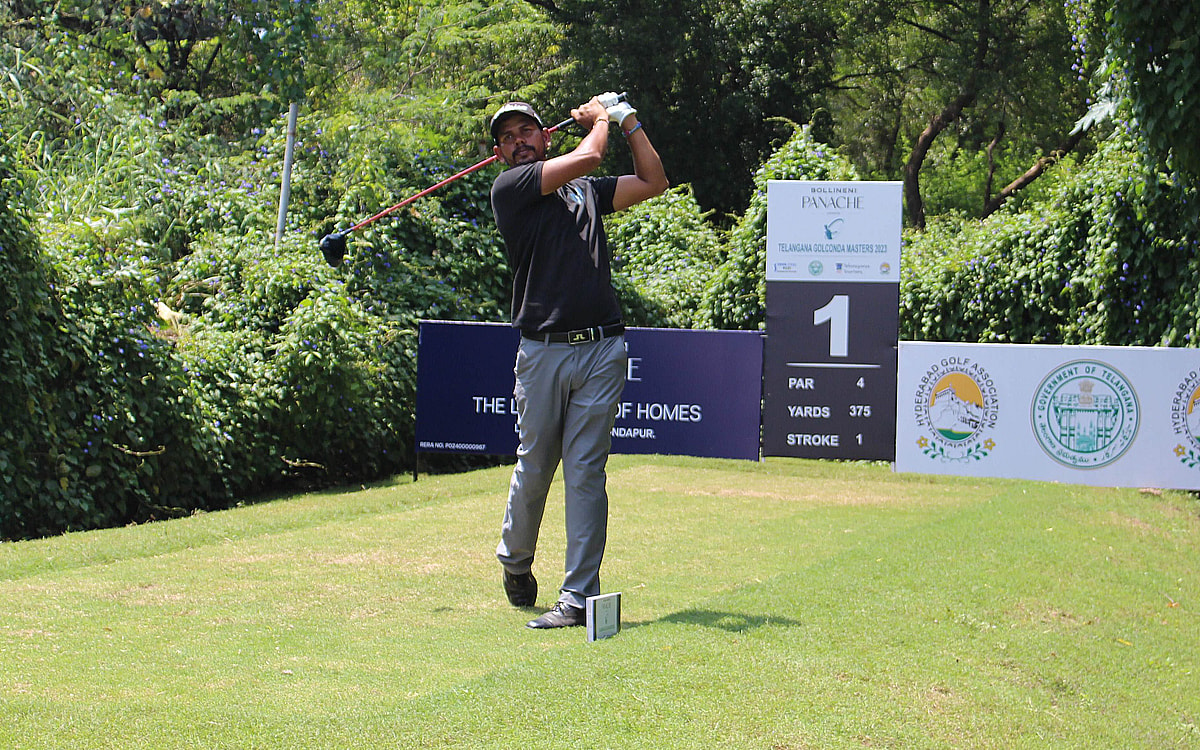 Golf: Akshay continues dominant display, holds on to the lead at halfway stage in Golconda Masters