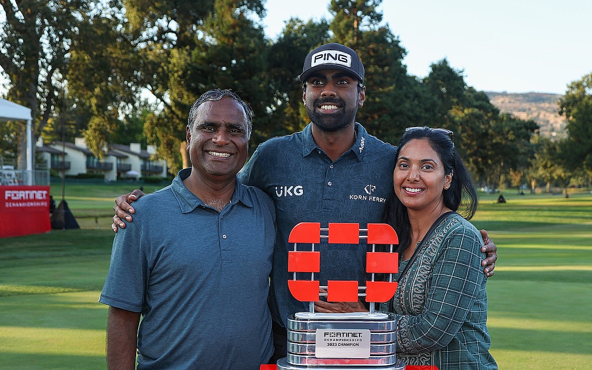 Indian American Theegala Hopes The PGA TOUR Win At The Fortinet Championship Will Spur Indian Youngsters