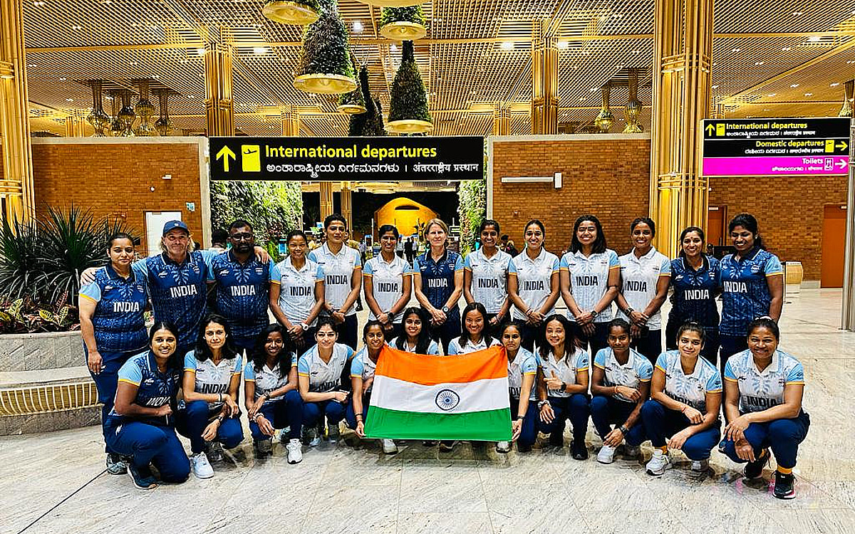 Indian Women’s Hockey Team Leaves For Asian Games Hangzhou