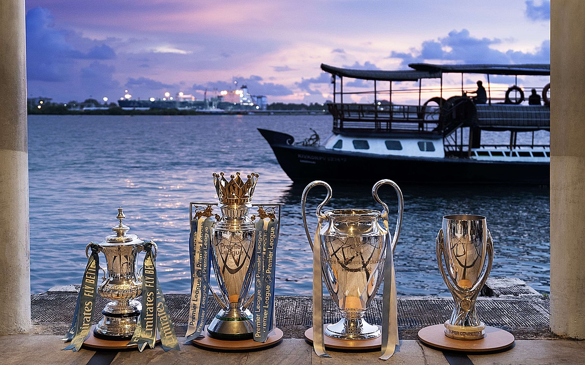 Manchester City kicks off Treble Trophy tour in India