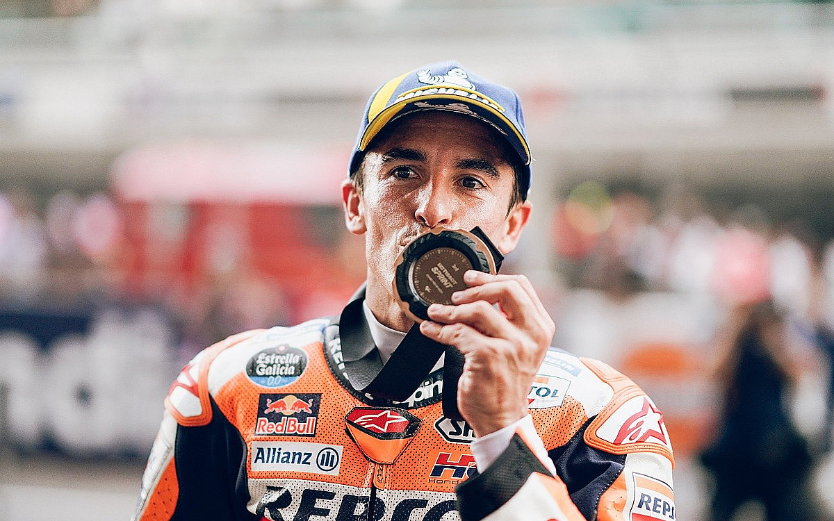 Marquez returns with a superb podium, Mir shows his potential