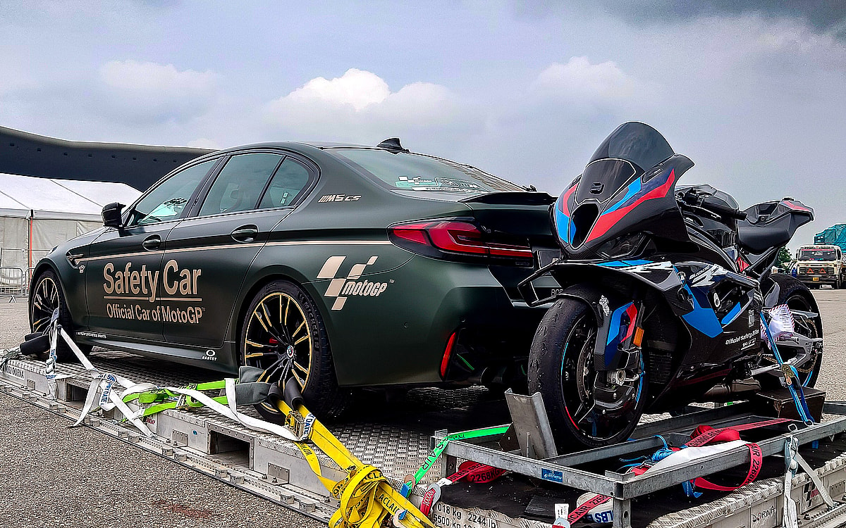 MotoGP 2023: Safety car and bike arrive for Grand Prix of India