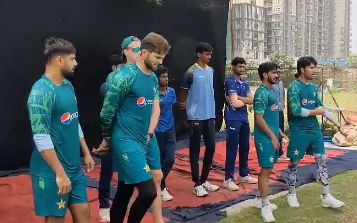 Pakistan Cricket Team Practices At Hyderabad Stadium Ahead Of Warm-up Match