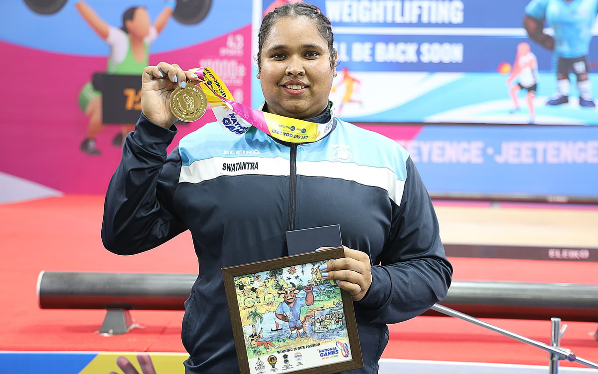 37th National Games: UP lifter Purnima Pandey battles wrist injury to clinch second successive gold