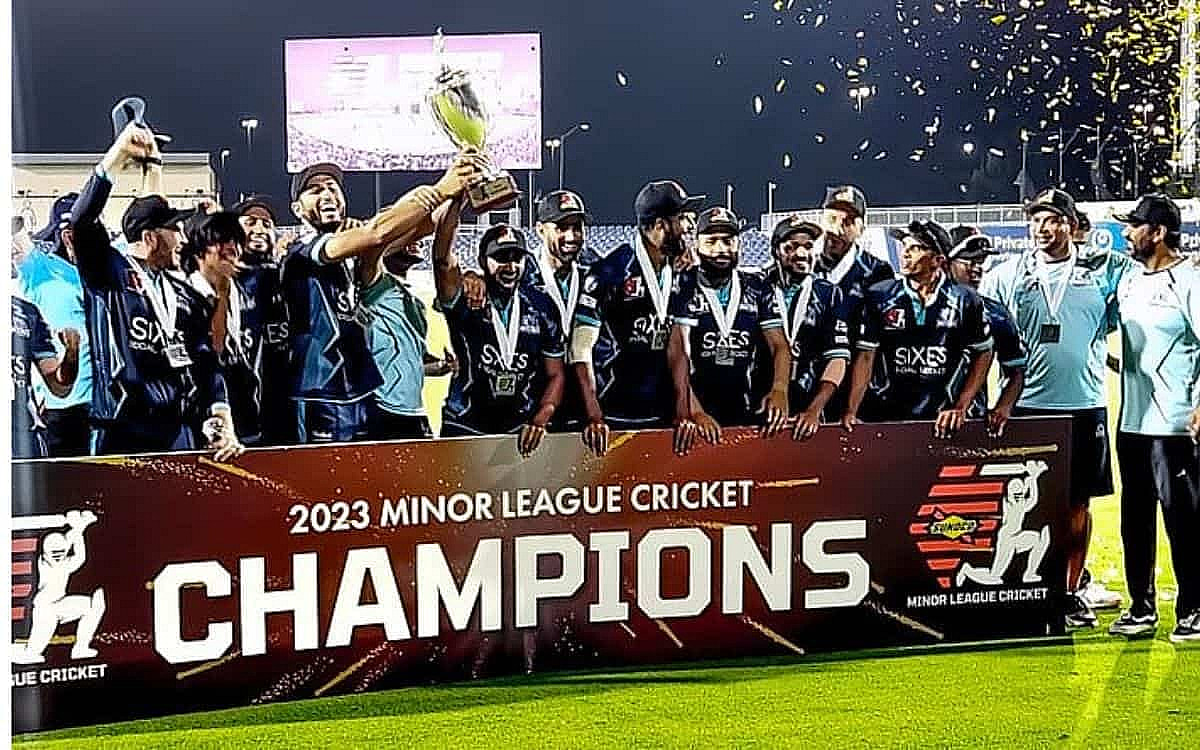 Hometown Dallas Mustangs lift 2023 Minor League Cricket trophy