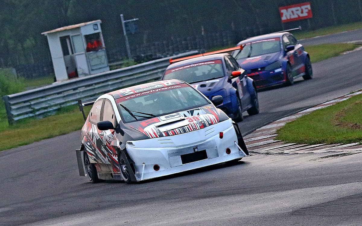 Arjun Balu powers to victory in Touring Cars race