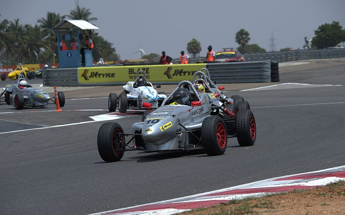 Arya, Diljith Share Honours In LGB Formula 4; Arjun Nair, McPherson Dominate Novice Cup In Second Round National Racing Championship