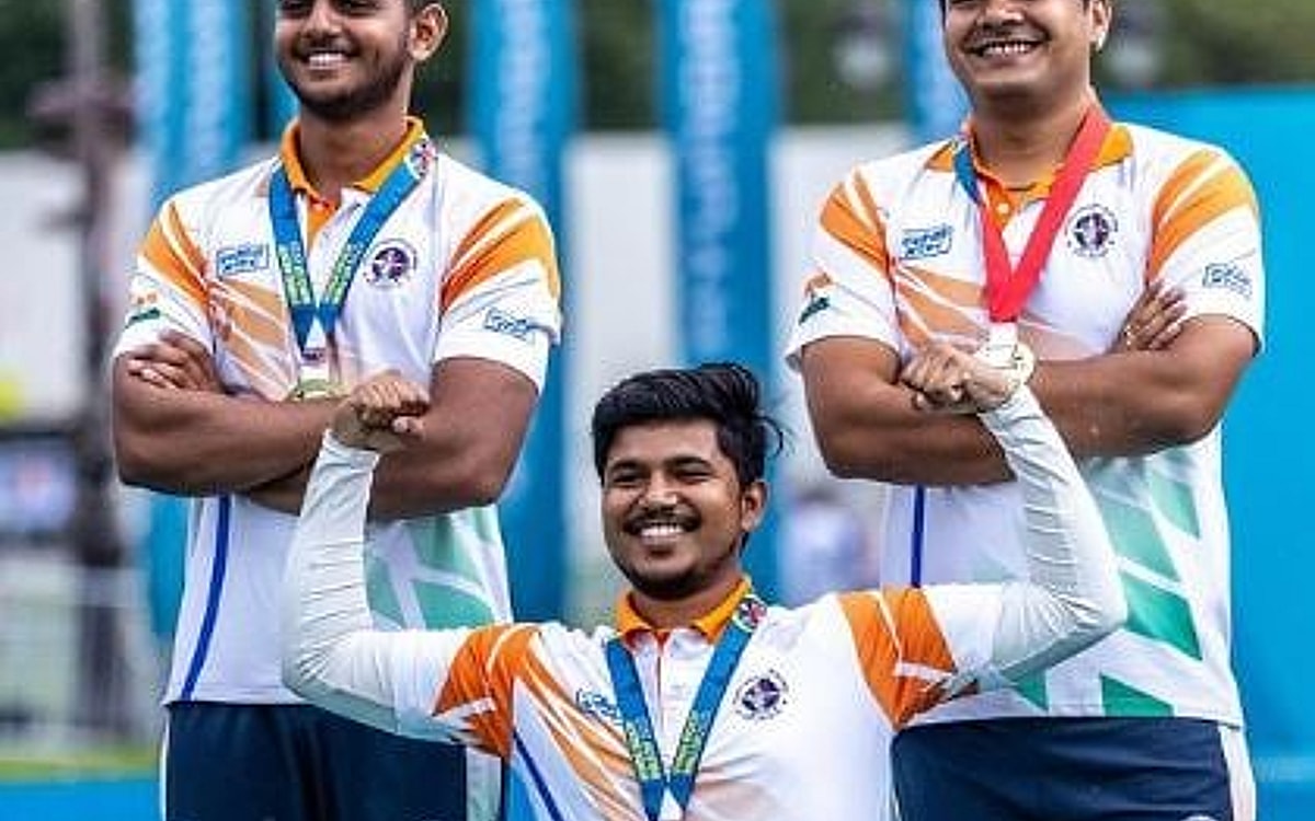 Asian Games: Abhishek, Ojas, Prathamesh win gold in Compound Men's Team archery