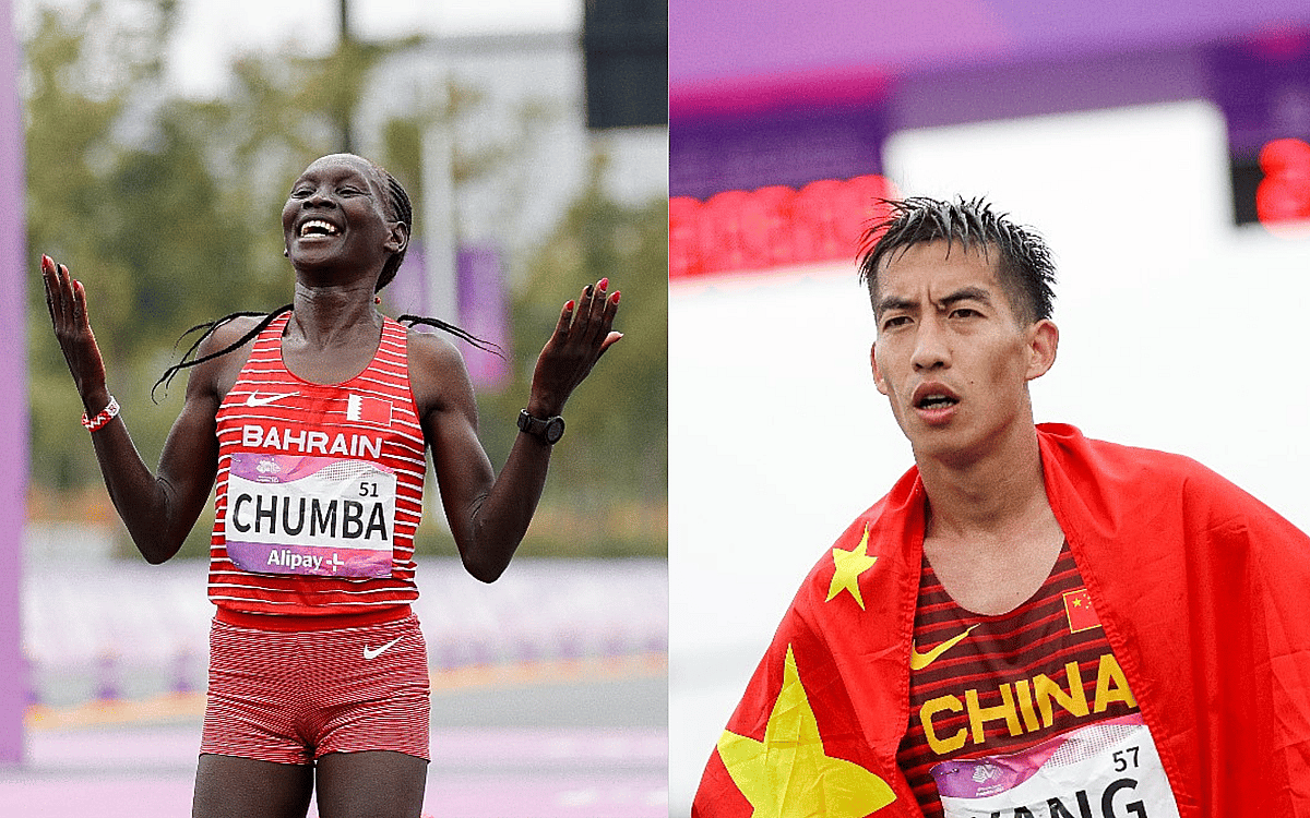 Asian Games: Bahrain wins women's marathon for third time; China claims first men's gold