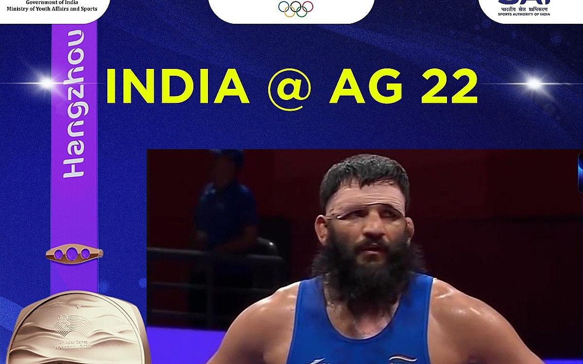 Asian Games: Sunil Kumar wins bronze in Greco-Roman 87kg wrestling event