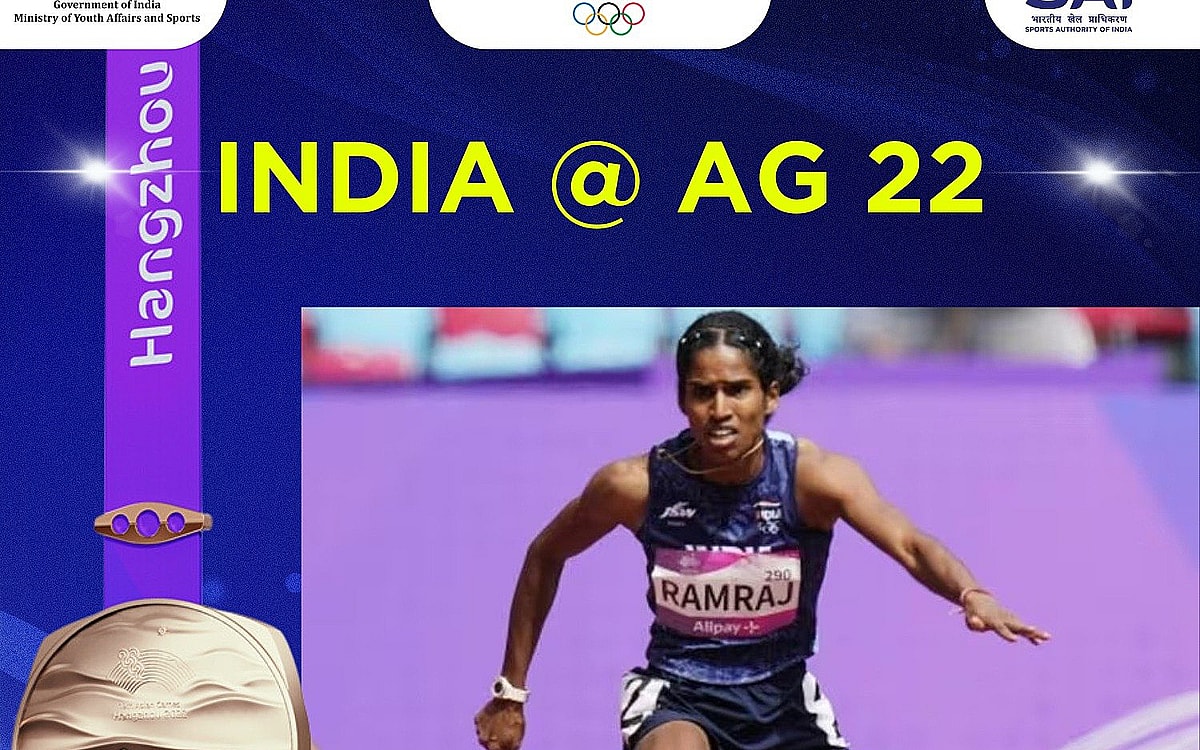 Asian Games: Vithya Ramraj Wins Bronze In Women’s 400m Hurdles, Fails To Break PT Usha’s Record