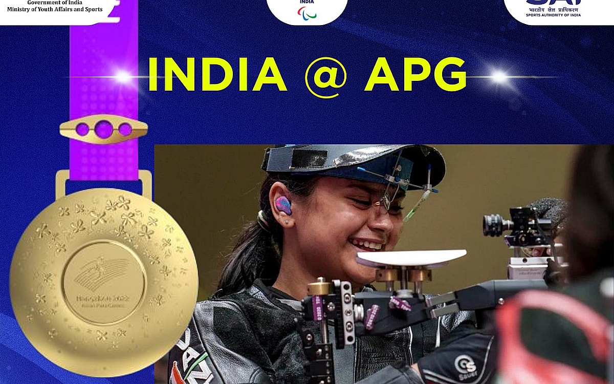 Asian Para Games: Avani wins gold as India makes stunning start with 17 medals on Day 1 (roundup)