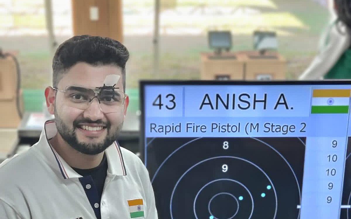 Asian Shooting C'ships: Anish picks up India's 12th Paris Olympic quota with bronze in rapid-fire pi