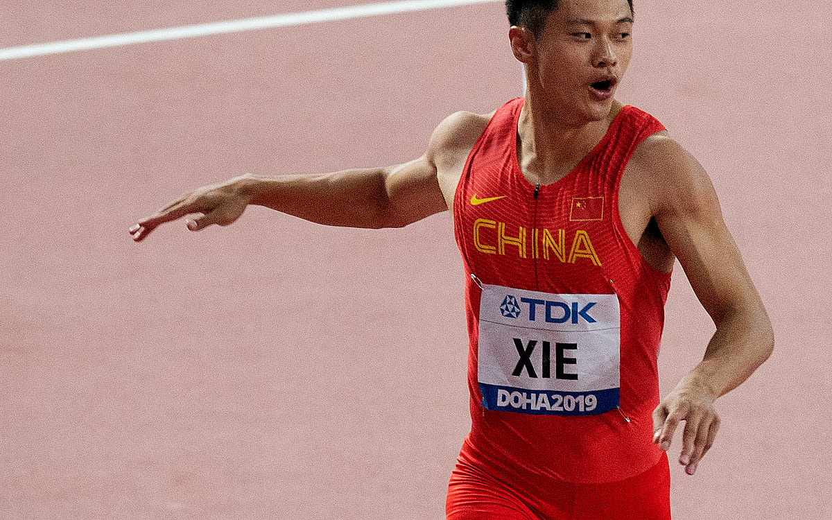 Chinese sprinters celebrate golden double at Asiad