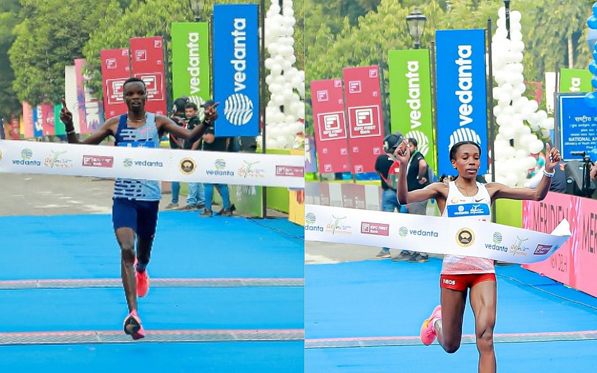 Daniel Ebenyo and Almaz Ayana triumph at Delhi Half Marathon; Abhishek, Kavita win  Indian Elite tit