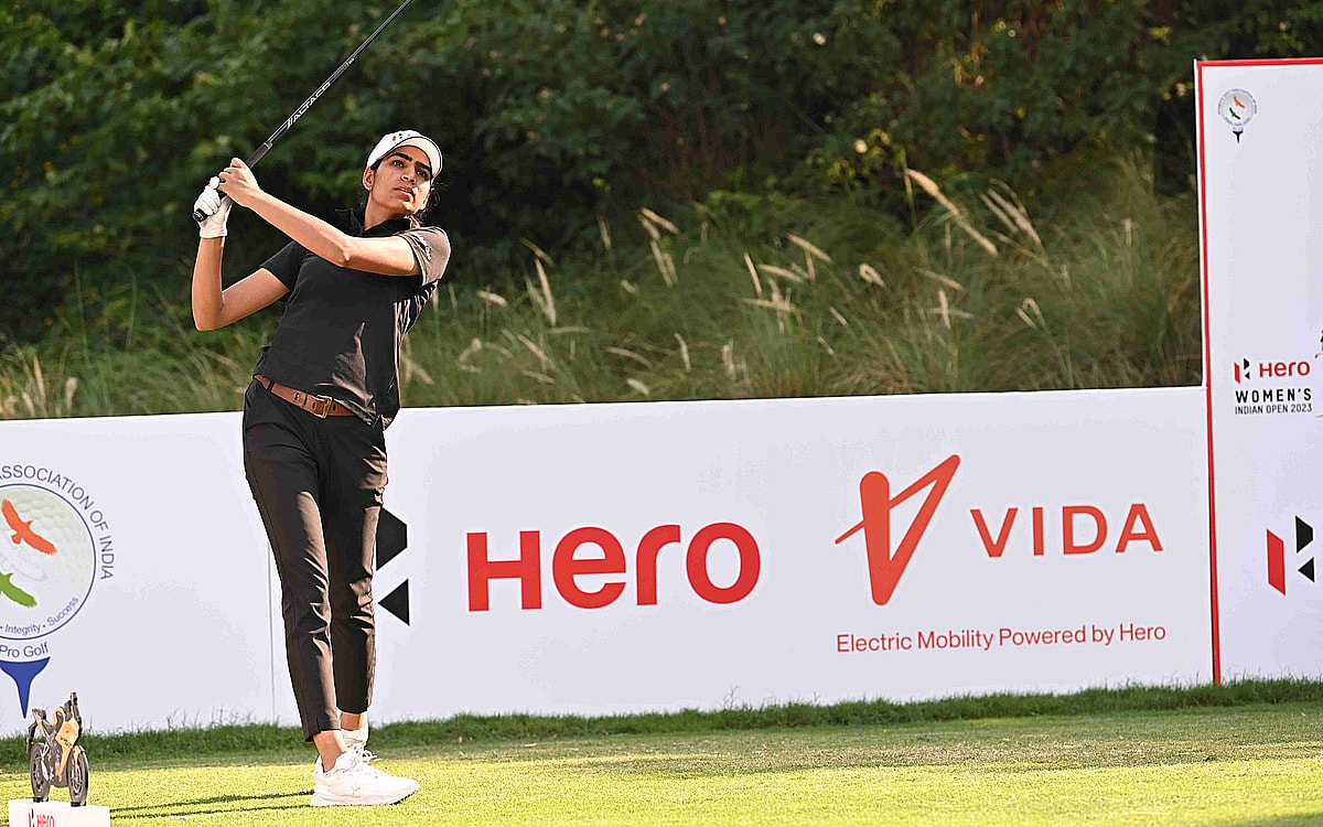 Diksha Lurks In 4th Place As German Aline Krauter Keeps Lead With One Day To Go At Women’s Indian Open