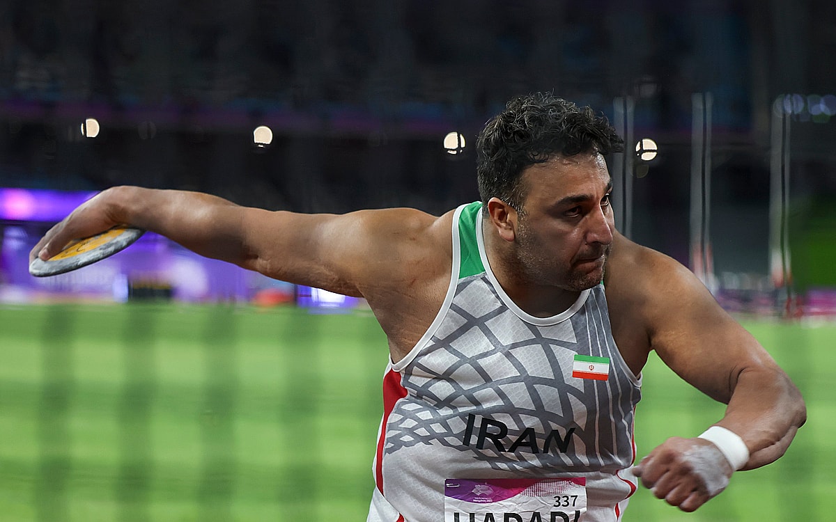 Ehsan Hadadi loses men's discus gold for first time since 2006 Asian Games