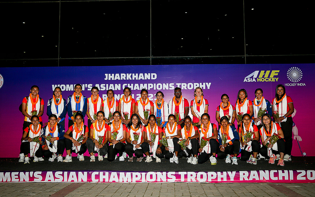 Indian Team Touches Down In Ranchi With A Focus On Winning Women’s Asian Champions Trophy