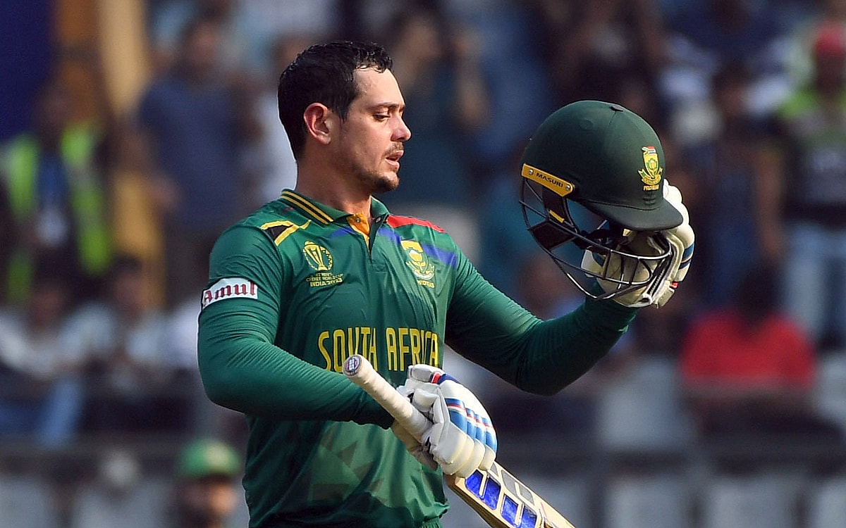 Men's ODI WC: De Kock's blistering 174, Klaasen's blazing 90 help South Africa post 382/5 against Ba