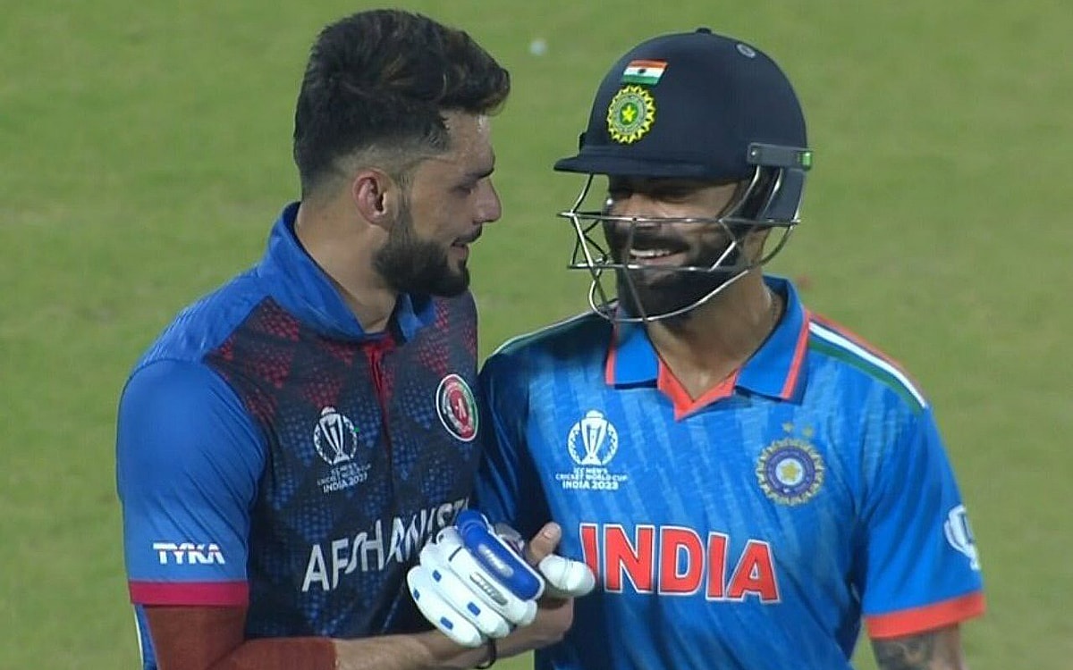 Men’s ODI WC: Virat Kohli-Naveen Share Warm Hugs To Bury The Hatchet, Leaves Netizens In Frenzy