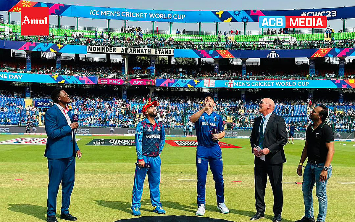 Men’s ODI WC: Unchanged England win toss, elect to bowl first against Afghanistan