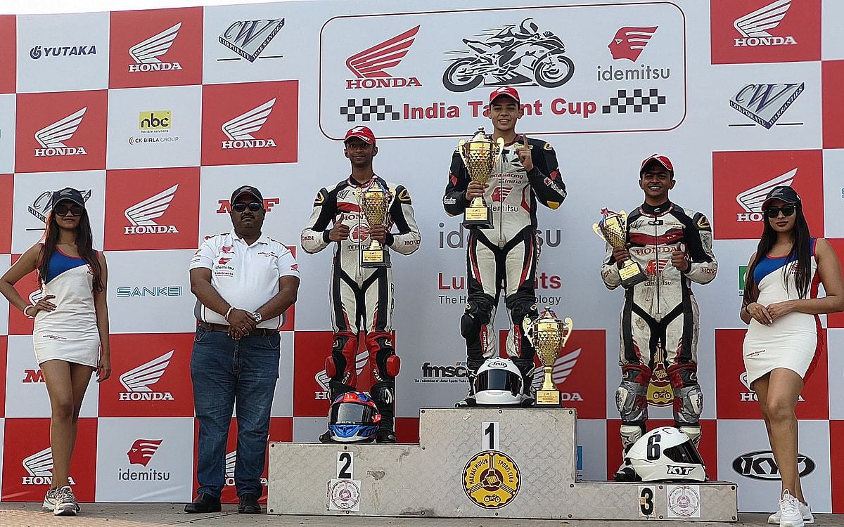 Motorsports: Kavin Quintal Wins 2023 India Talent Cup NSF250R