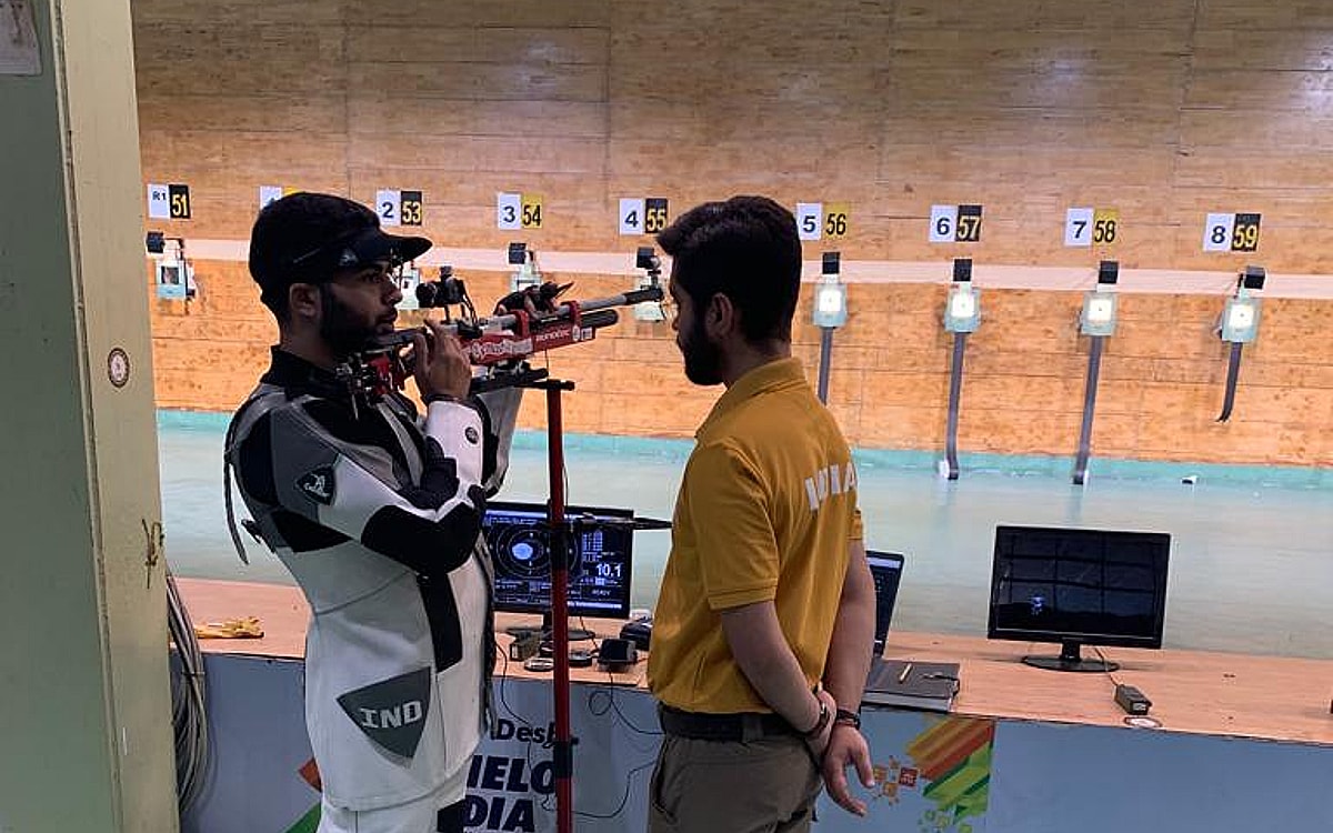 National Camp Ahead Of Asian Shooting Championship Begins At Karni Singh Range