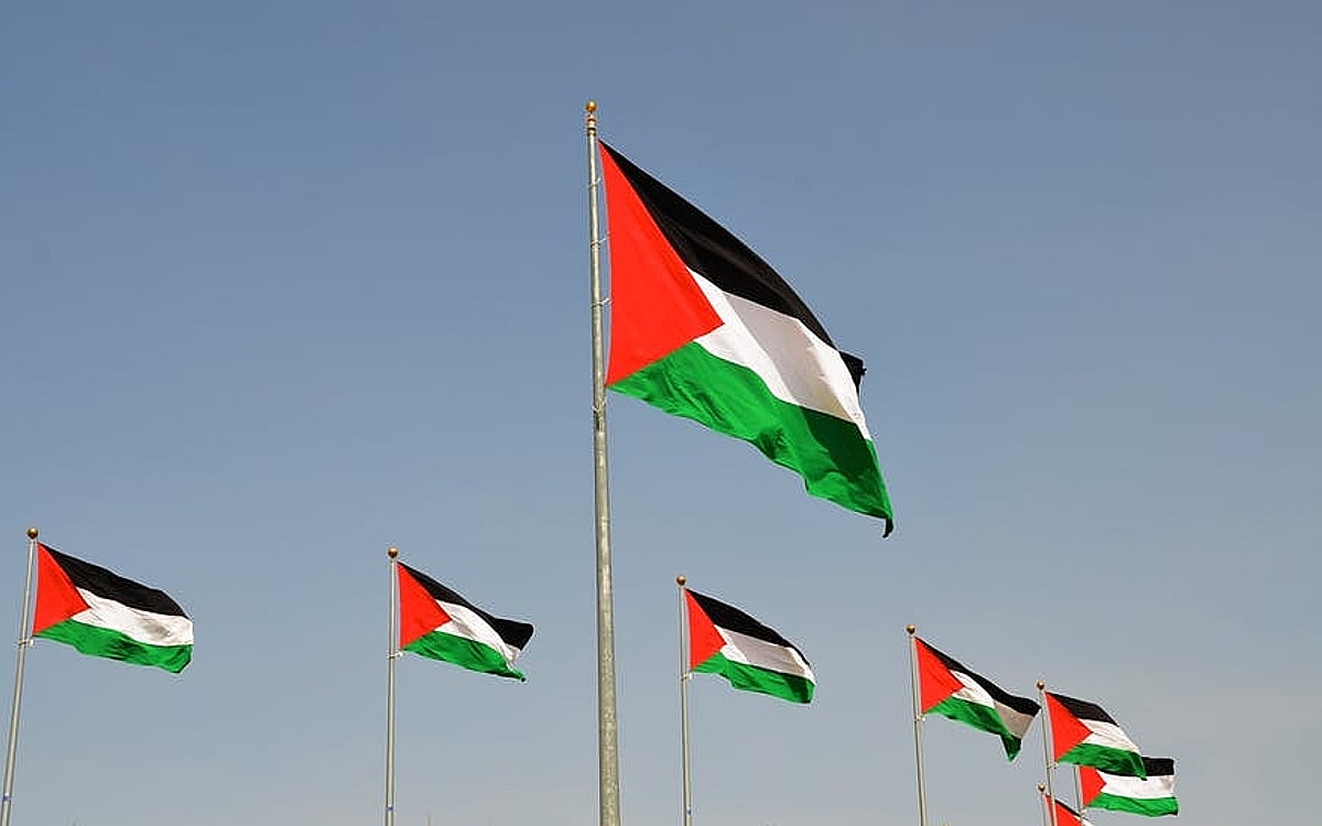 Palestinian Flags Displayed During Pakistan-Bangladesh ODI In Kolkata