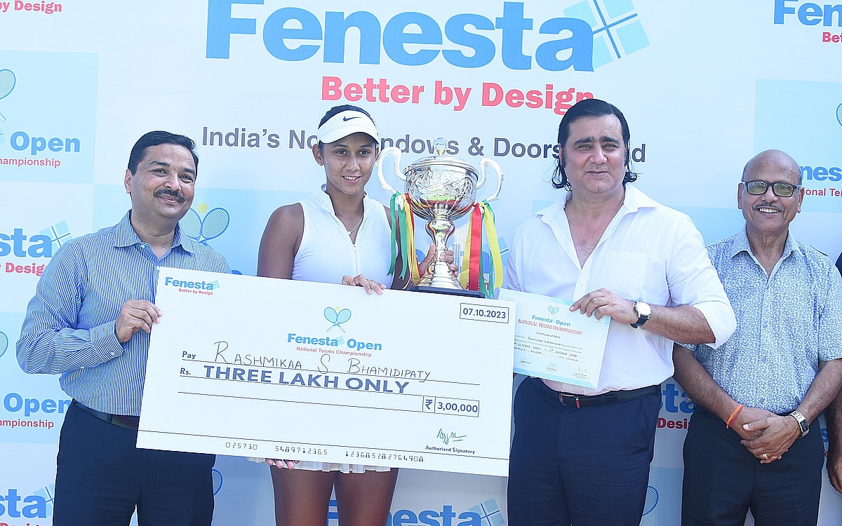 Siddharth, Rashmikaa crowned champions at National Tennis Championship