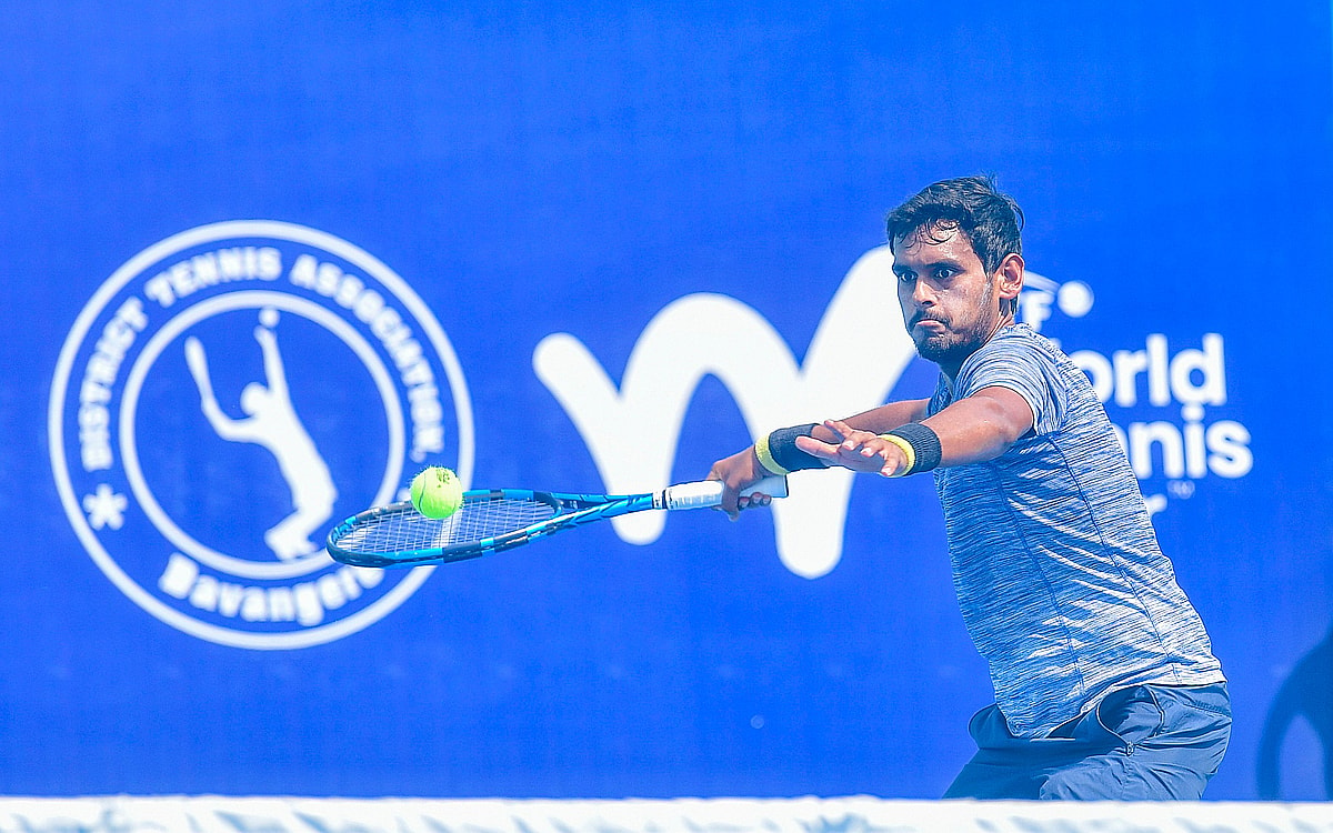 Sidharth, Karan cruise into pre-quarters at ITF Davangere Men's World Tennis