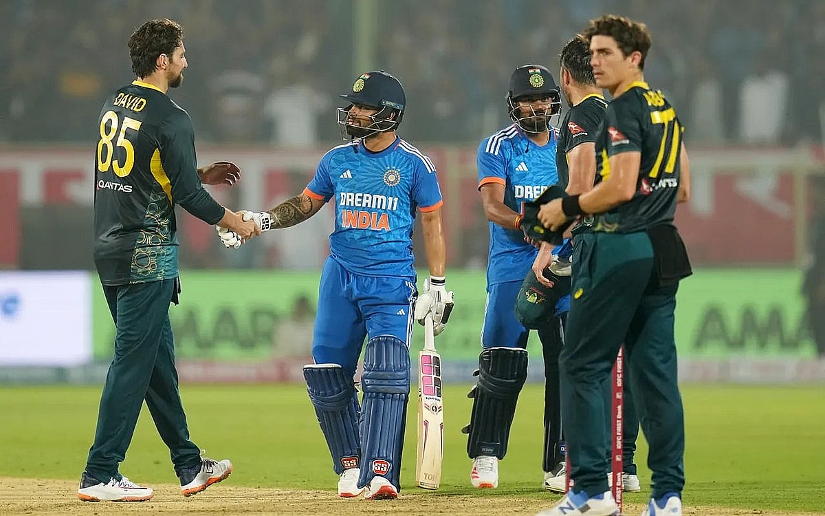 1st T20I: Surya, Ishan, Rinku help India mount biggest run-chase at home to beat Australia