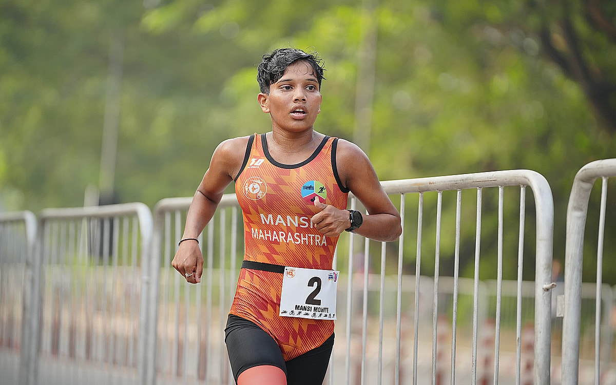 37th National Games: Maharashtra’s Mansi Mohite Braves Jellyfish Bite To Clinch Triathlon Gold