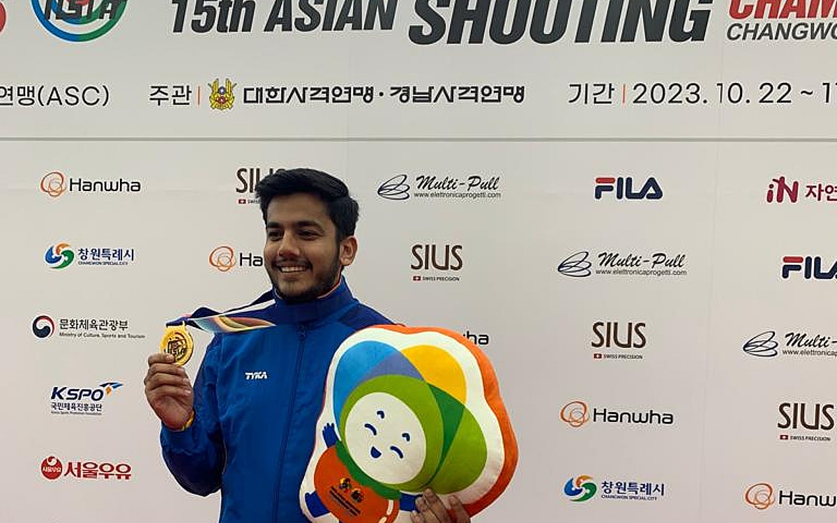 Aishwary Tomar Shoots Gold In Men’s 3P As India Sign-off With 51 Medals