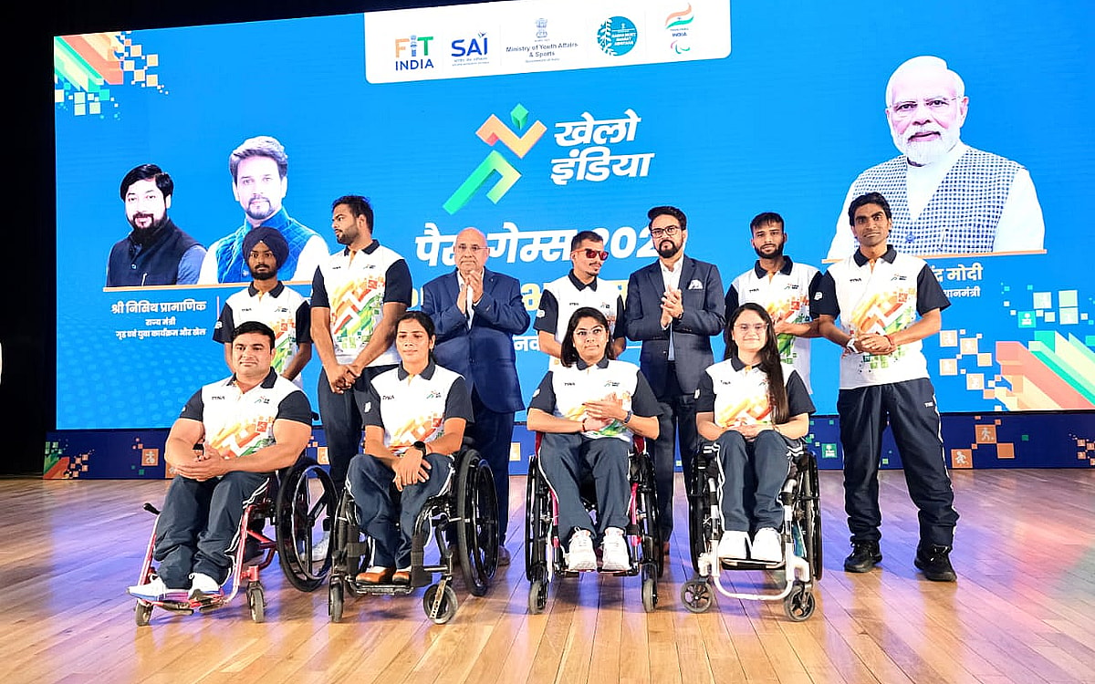 Anurag Thakur Launches Khelo India Para Games 2023 Mascot