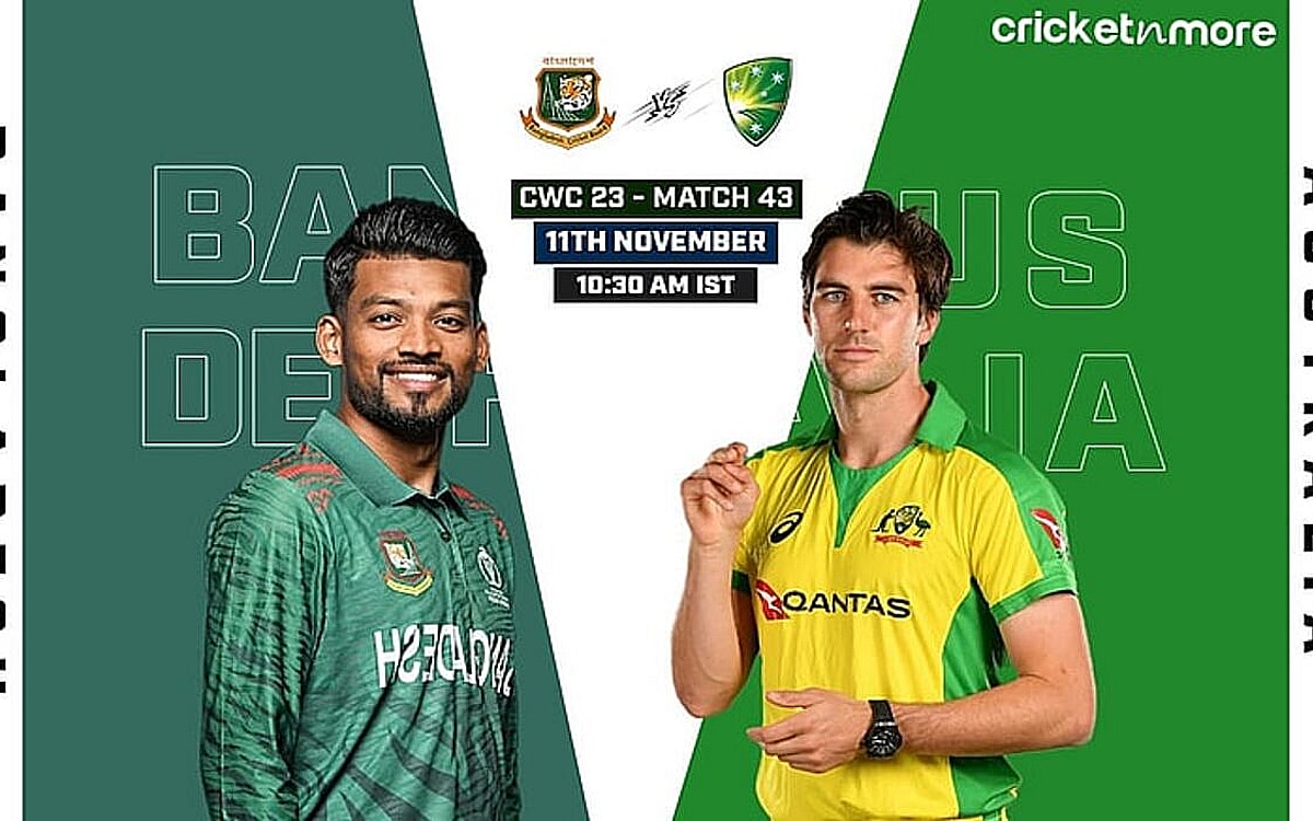 AUS vs BAN: Dream11 Prediction Today Match 43, ICC Cricket World Cup 2023