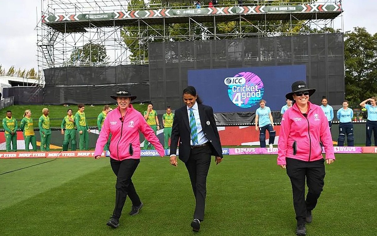 ICC announces landmark equal match-day pay for female match officials