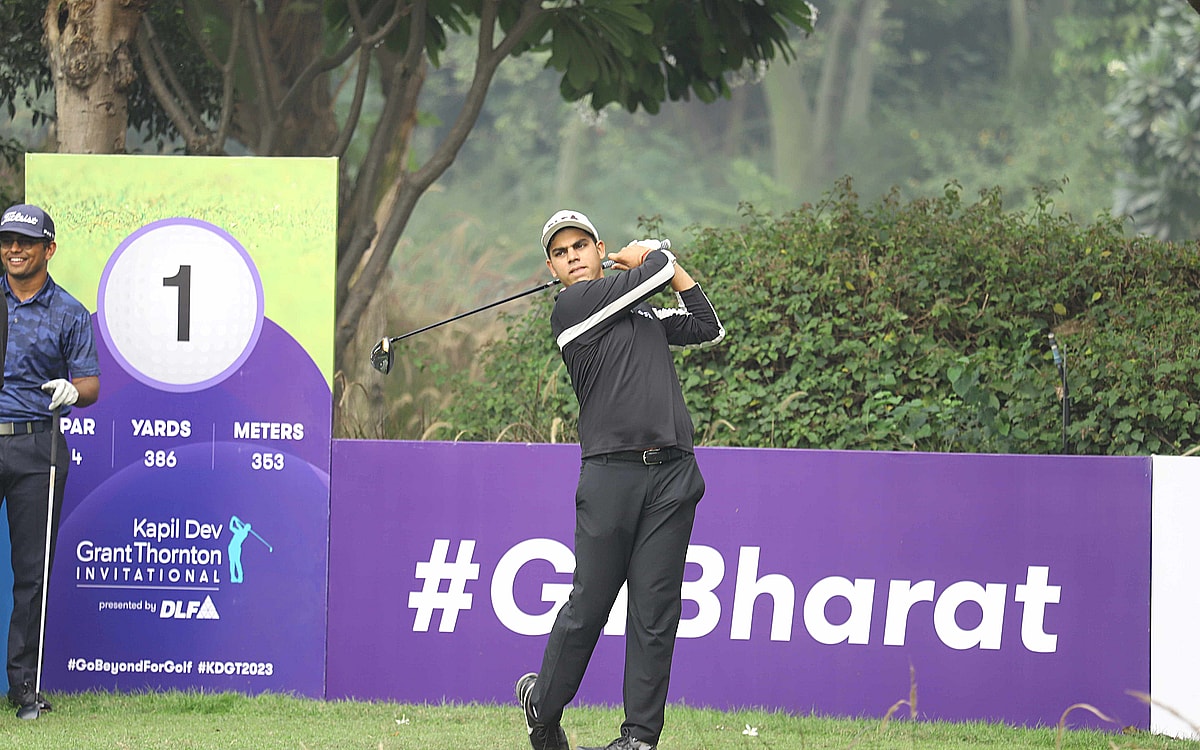 Kapil Dev Grant Thornton Invitational: Local Lad Sunhit Bishnoi Holds Clubhouse Lead On Day 2