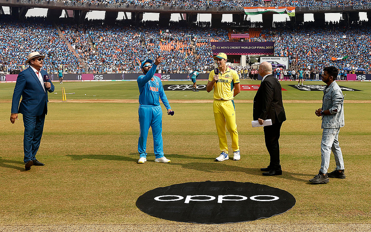 Men’s ODI WC: Australia Win Toss, Opt To Bowl First Against India In Final