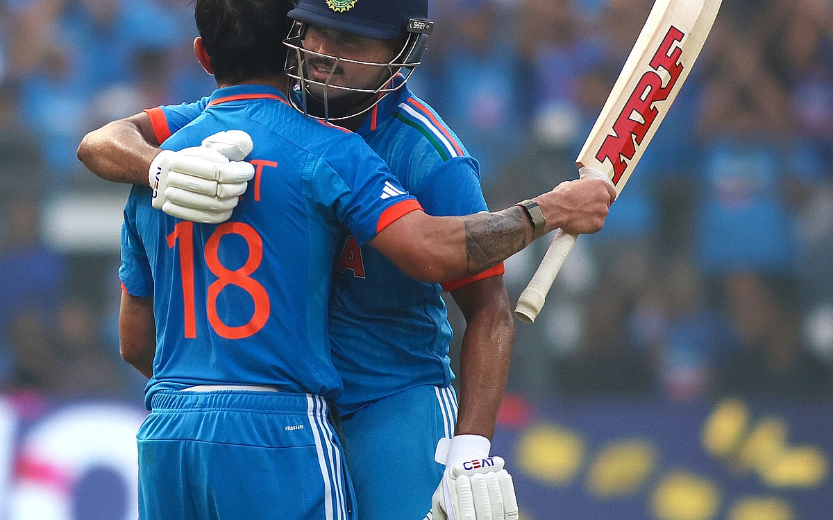 Men’s ODI WC: Kohli Blasts 50th Ton; Iyer Second In A Row As India Reach 397/4 Against New Zealand